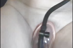 , سگ ماده با استفاده از یک پمپ فرفره انجمن کاما سوترا